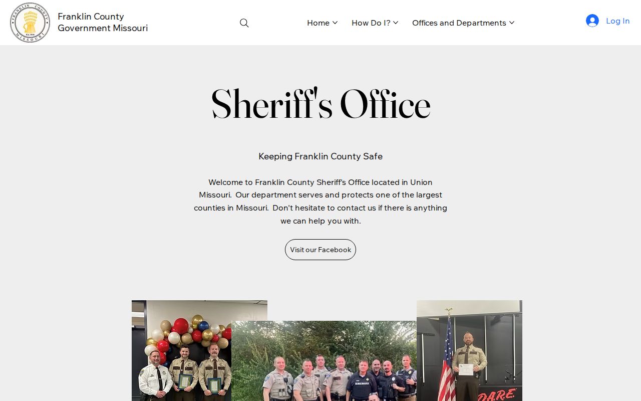 Franklin County 24-hour release Sheriff information